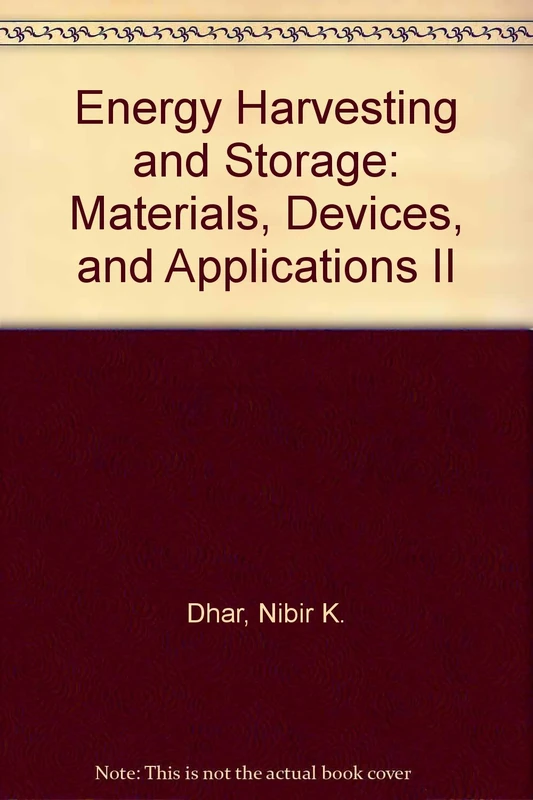 Energy Harvesting and Storage: Materials, Devices, and Applications II
