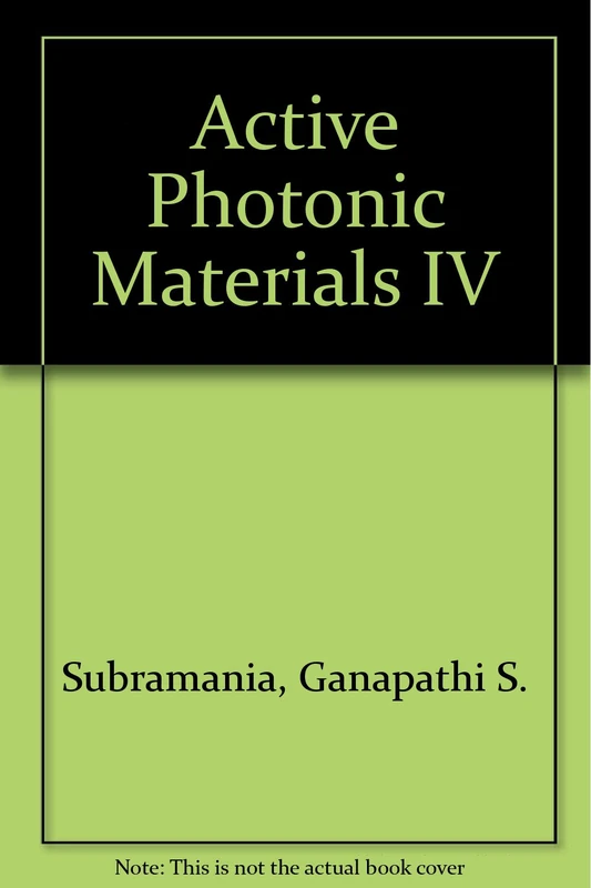 Active Photonic Materials IV