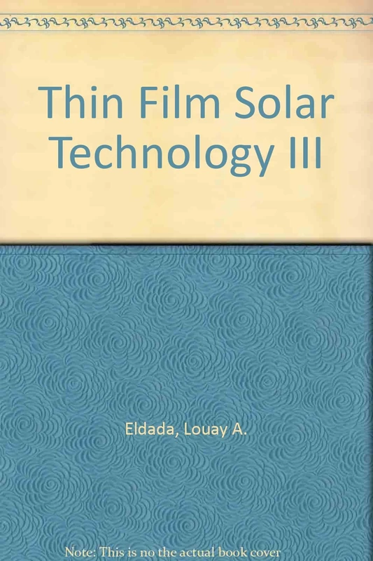 Thin Film Solar Technology III