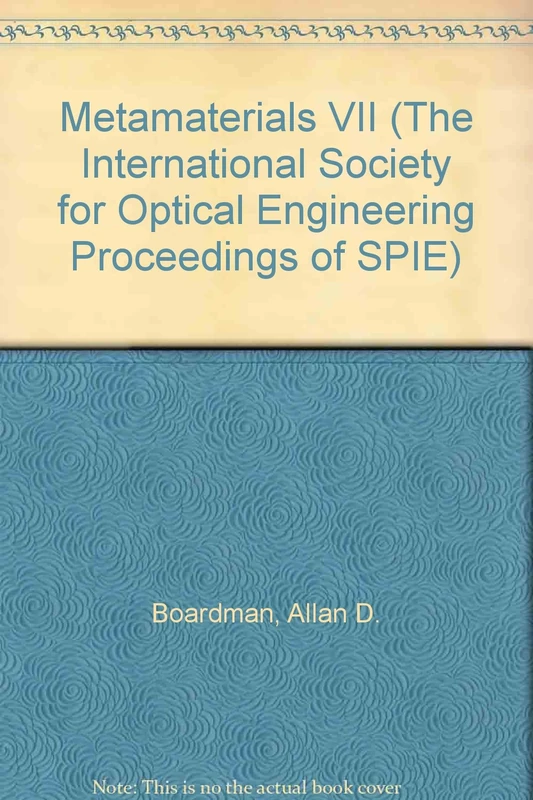Metamaterials VII - SPIE Proceedings Vol 8423