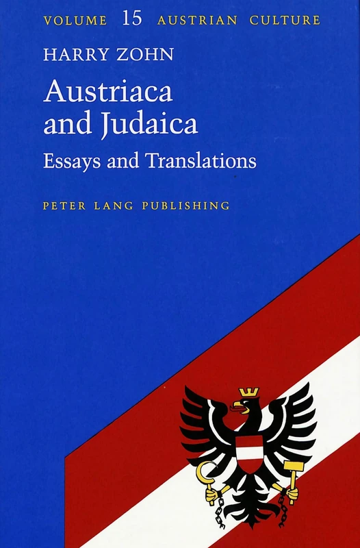 Austriaca and Judaica: Essays and Translations: 15 (Austrian Culture) - Image 1