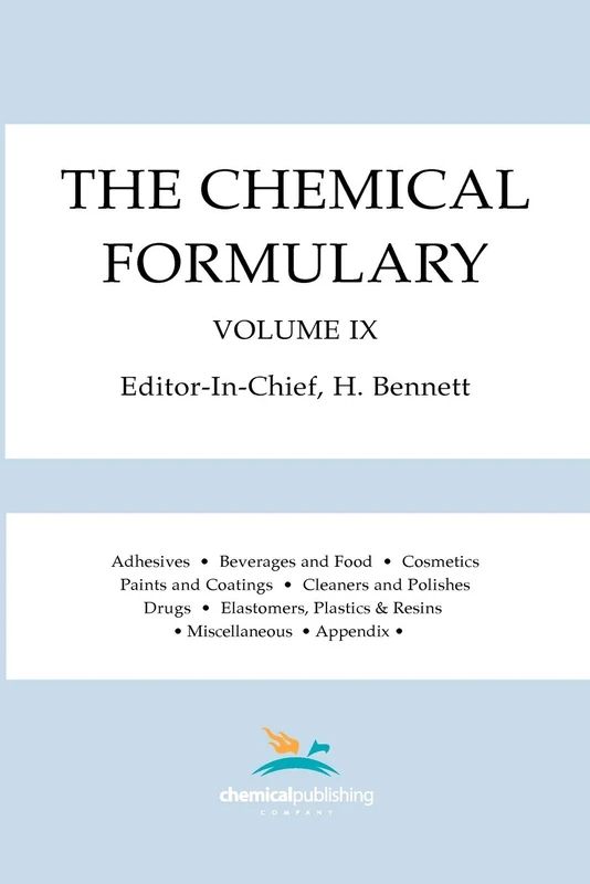 The Chemical Formulary, Volume 9: Volume 9