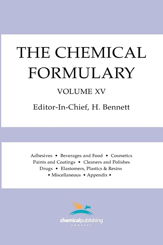 The Chemical Formulary, Volume 15: Volume 15