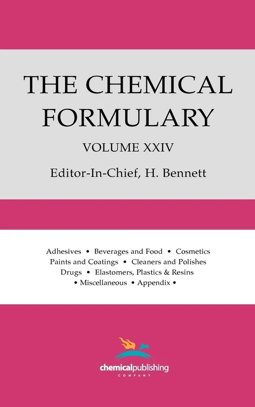 The Chemical Formulary, Volume 24: Volume 24