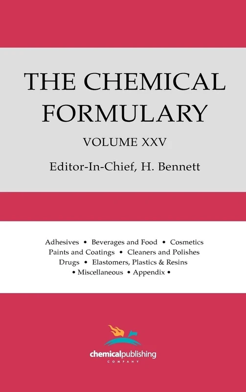 The Chemical Formulary, Volume 25: Volume 25