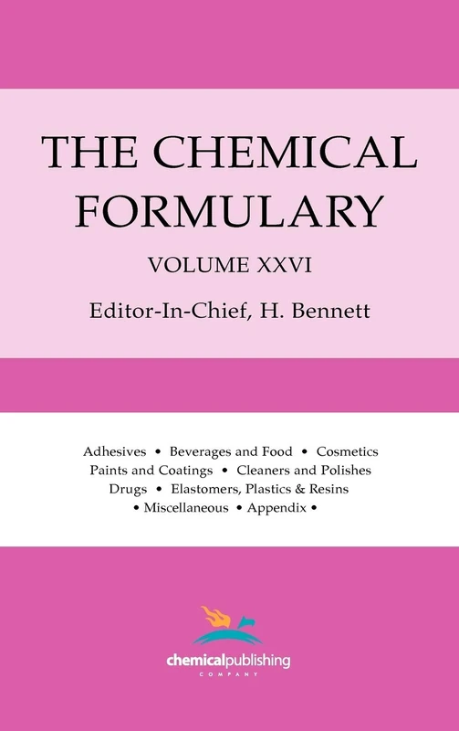 The Chemical Formulary, Volume 26: Volume 26