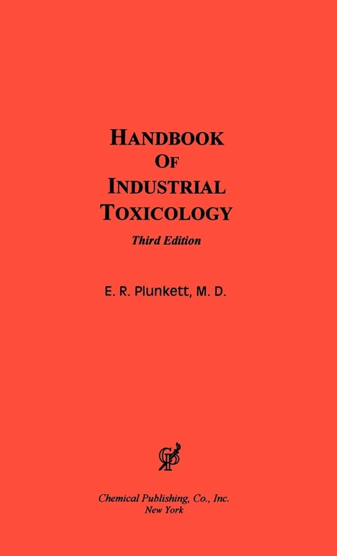 Handbook of Industrial Toxicology