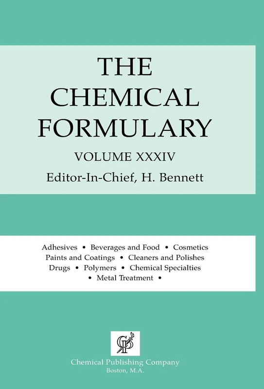 The Chemical Formulary: Volume 34
