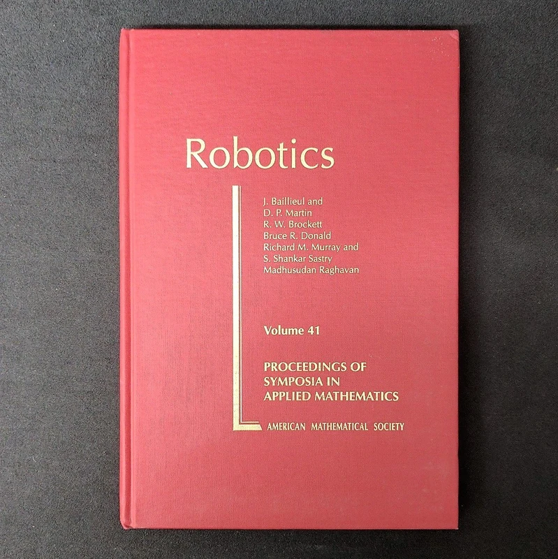 Robotics (Proceedings of Symposia in Applied Mathematics)