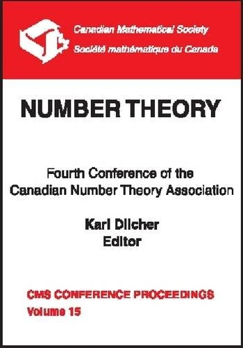 Number Theory: 15 (Conference Proceedings, Canadian Mathematical Society) - Image 1