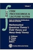 Mathematical Quantum Theory I: Field Theory and Many-Body Theory: Field Theory and Many-body Theory v. 1 (CRM Proceedings & Lecture Notes)