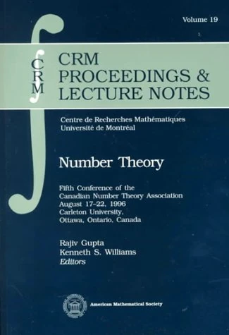 Number Theory - Fifth Canadian Number Theory Association