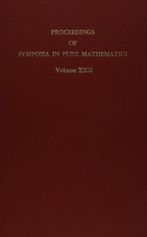 Algebraic Topology (Proceedings of Symposia in Pure Mathematics)