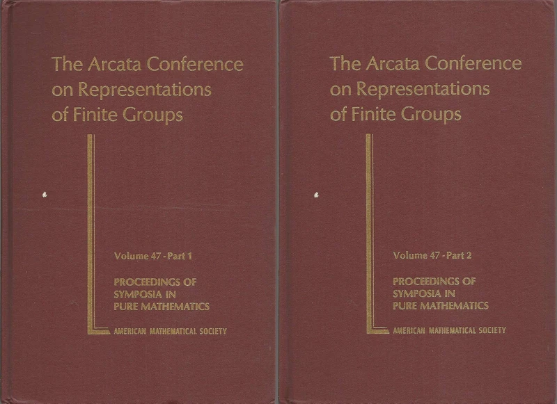 The Arcata Conference on Representations of Finite Groups (Proceedings of Symposia in Pure Mathematics)