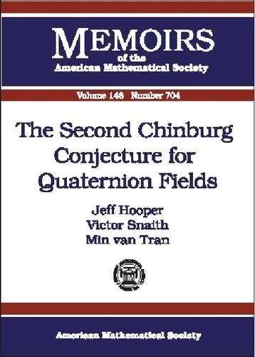 The Second Chinburg Conjecture for Quaternion Fields (Memoirs of the AMS) (Memoirs of the American Mathematical Society)