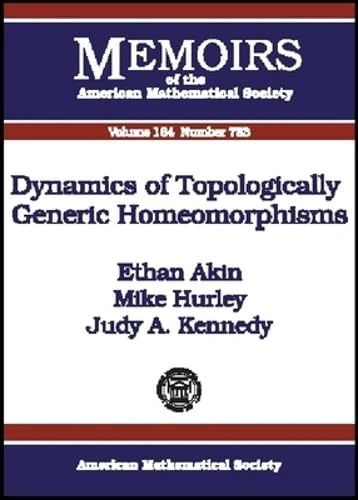 Dynamics of Topologically Generic Homeomorphisms (Memoirs of the American Mathematical Society)