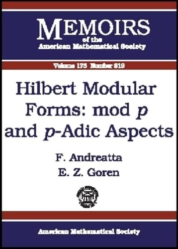 Hilbert Modular Forms: mod $p$ and $p$-Adic Aspects (Memoirs of the American Mathematical Society)