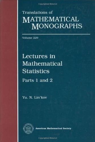 Lectures in Mathematical Statistics: Pt. 1 & 2 (Translations of Mathematical Monographs)