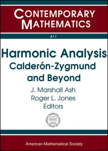 Harmonic Analysis: Calderon-Zygmund and Beyond (Contemporary Mathematics): 411