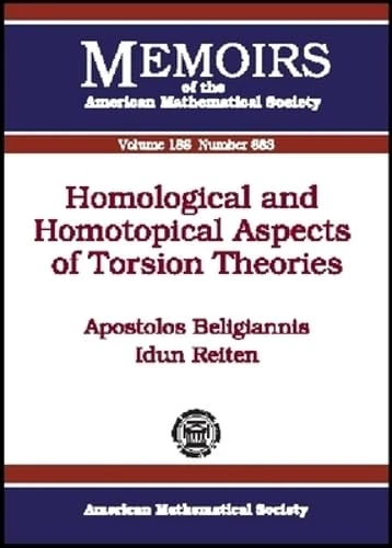 Homological and Homotopical Aspects of Torsion Theories (Memoirs of the American Mathematical Society)