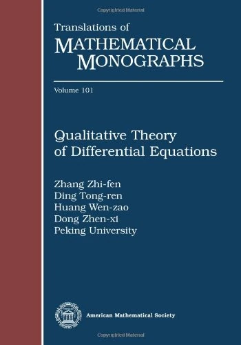 Qualitative Theory of Differential Equations - Mathematics Book