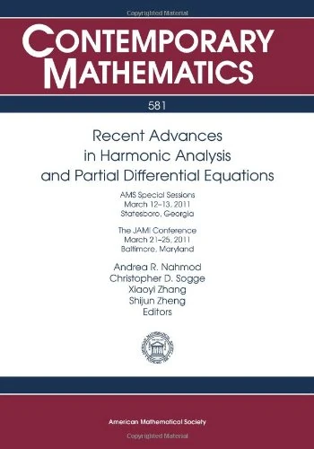 Recent Advances in Harmonic Analysis and Partial Differential Equations: AMS Special Sessions, March 12-13, 2011, Statesboro, Georgia : the JAMI ... ... March 21-25, 2011, Baltimore, Maryland