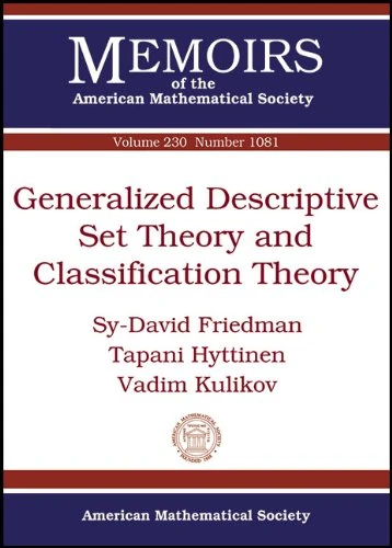 Generalized Descriptive Set Theory and Classification Theory (Memoirs of the American Mathematical Society)