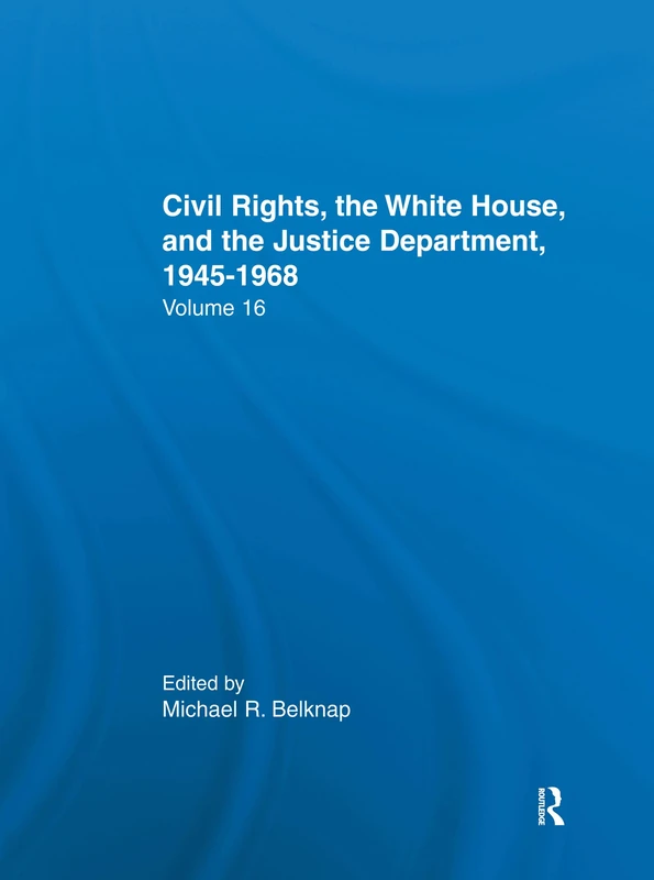 Justice Department Civil Rights Policies Prior to 1960: Crucial Documents from the Files of Arthur Brann Caldwell: 016 - Image 1