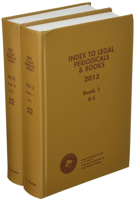 Index to Legal Periodicals & Books 2013