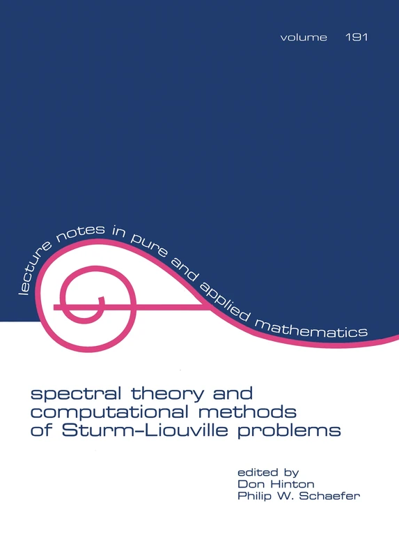 CRC Press Spectral Theory Sturm-Liouville Problems - Vol 191