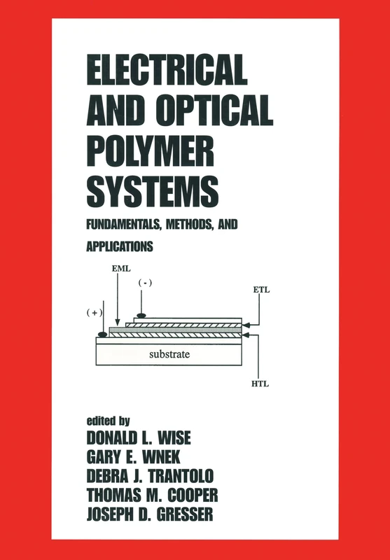 Electrical and Optical Polymer Systems: Fundamentals: Methods, and Applications: 45 (Plastics Engineering)