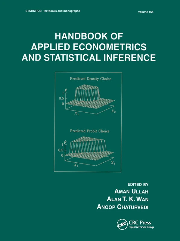 Handbook Of Applied Econometrics And Statistical Inference: 165 (Statistics: Textbooks and Monographs)