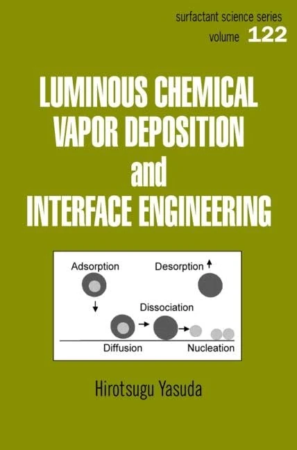 Luminous Chemical Vapor Deposition and Interface Engineering: 122 (Surfactant Science)