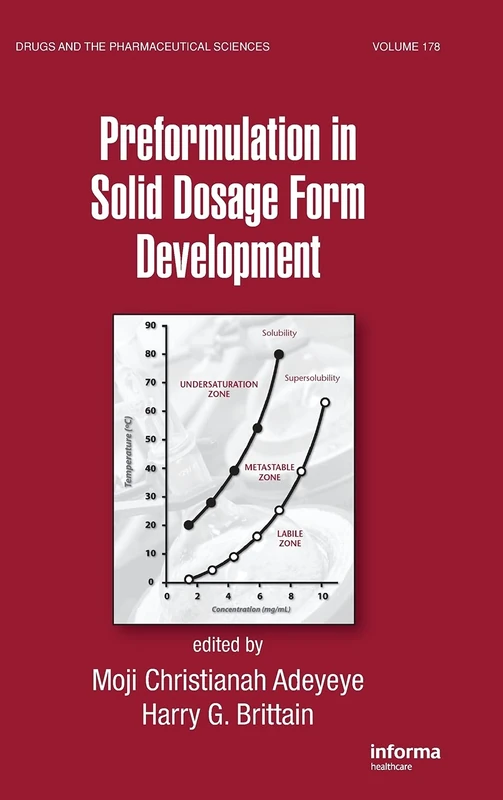 Preformulation in Solid Dosage Form Development: 178 (Drugs and the Pharmaceutical Sciences)