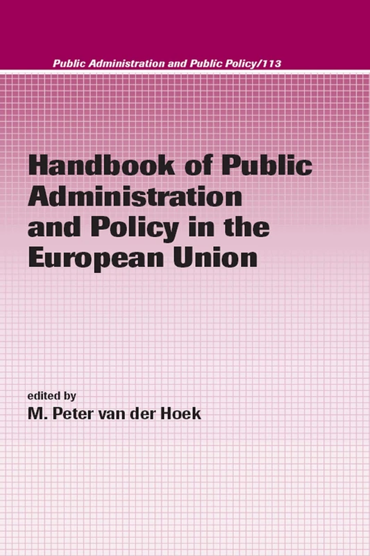 Handbook of Public Administration and Policy in the European Union: 113 - Image 1