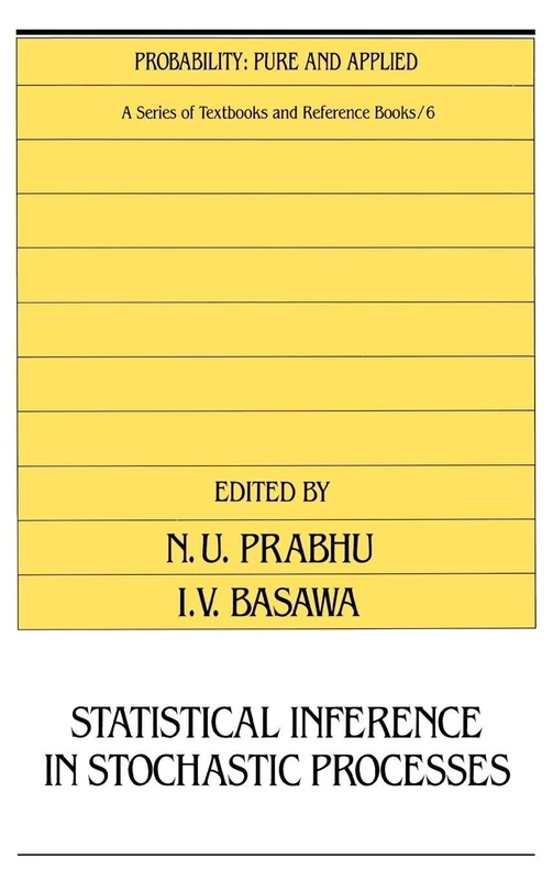Statistical Inference in Stochastic Processes: 6 (Probability: Pure and Applied) - Image 1