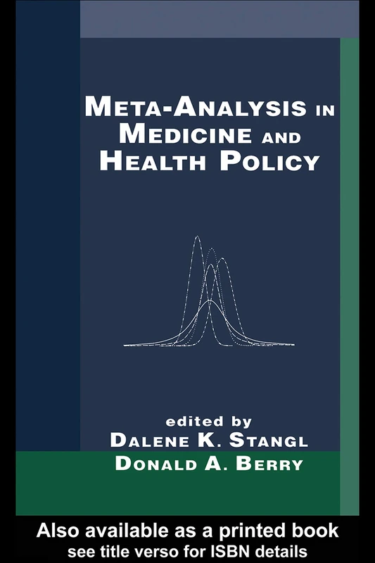 CRC Press Meta-Analysis in Medicine and Health Policy Book