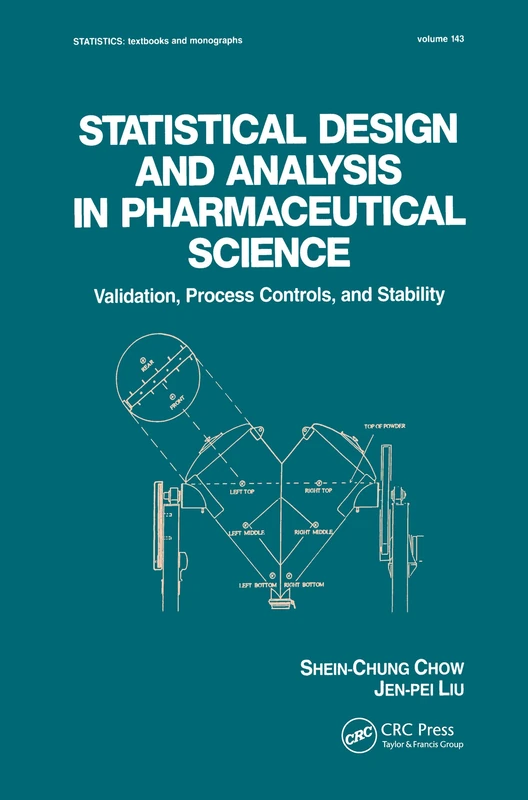 Statistical Design and Analysis in Pharmaceutical Science: Validation, Process Controls, and Stability (STATISTICS, A SERIES OF TEXTBOOKS AND MONOGRAPHS) - Image 1