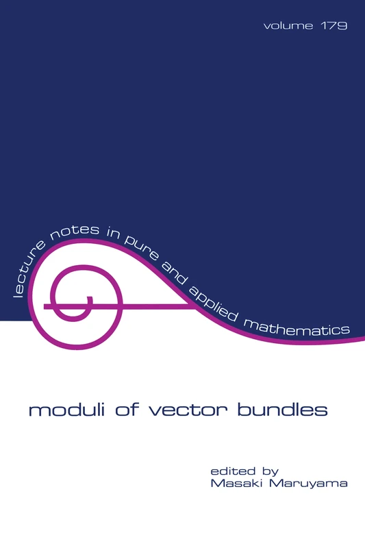 Moduli of Vector Bundles: 179 (Lecture Notes in Pure and Applied Mathematics)