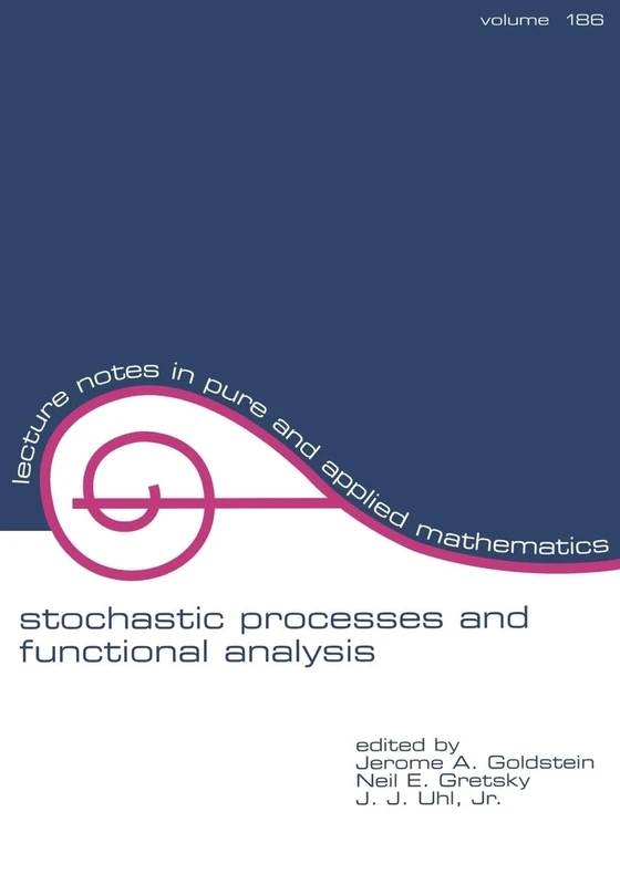 Stochastic Processes and Functional Analysis: In Celebration of M.m. Rao's 65th Birthday: 186 (Lecture Notes in Pure and Applied Mathematics)