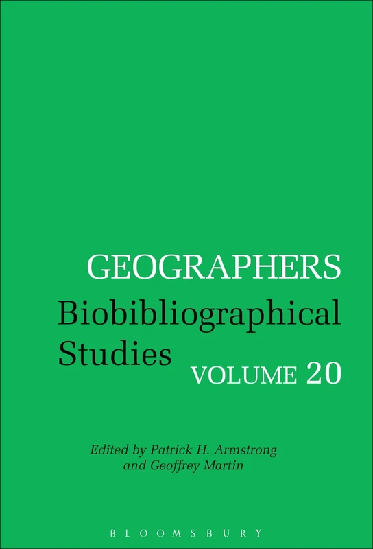 Geographers: Biobibliographical Studies, Volume 20: v. 20