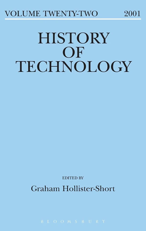 History of Technology Volume 22: Vol. 22, 2000