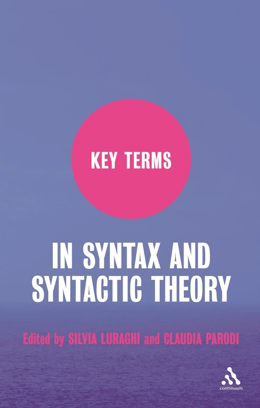 Key Terms in Syntax and Syntactic Theory (Key Terms)