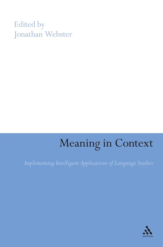 Meaning in Context - Systemic Functional Linguistics Book