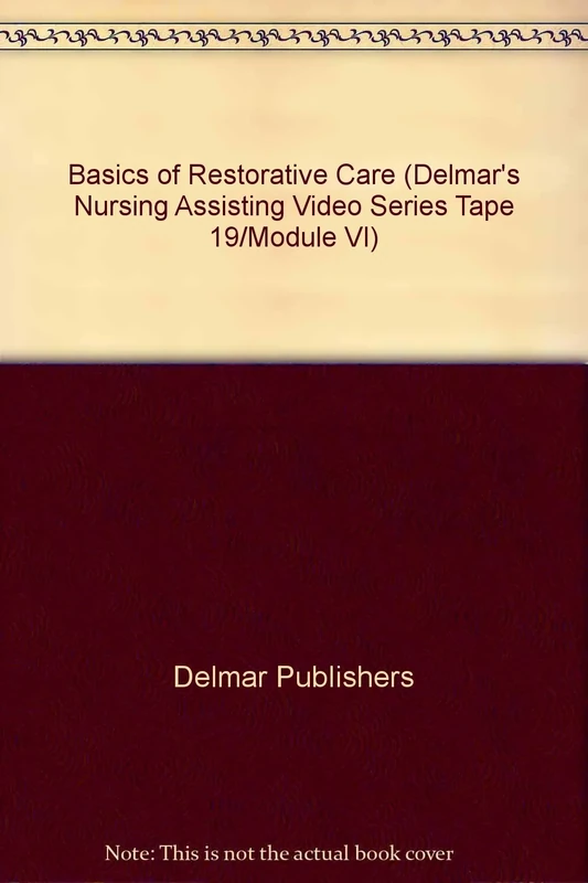 Nursing Assist Vid Series 3 Tp (Delmar's Nursing Assisting Video Series Tape 19/Module VI)