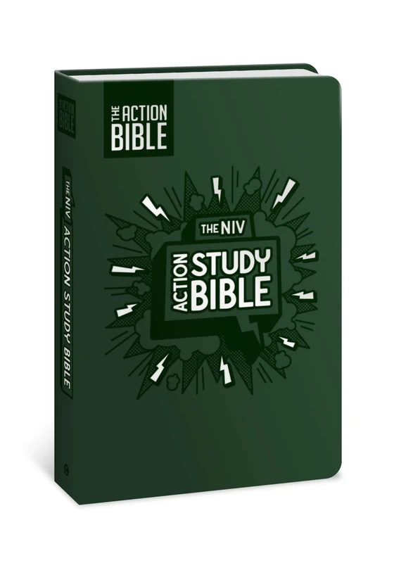 NIV Action Study Bible, Leathersoft, Forest, Full Color (Action Bible)