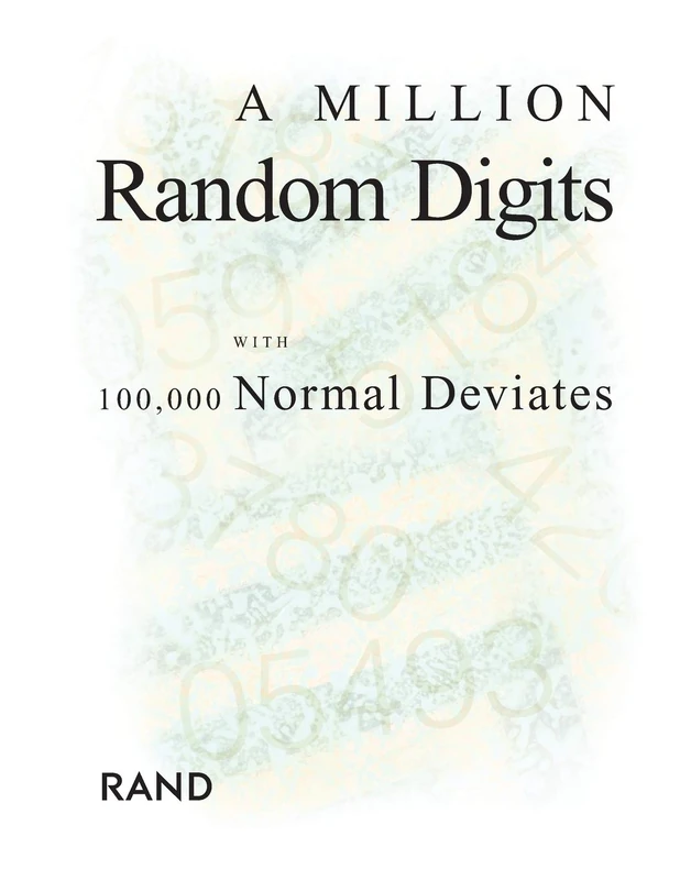A Million Random Digits with 100,000 Normal Deviates - Image 1