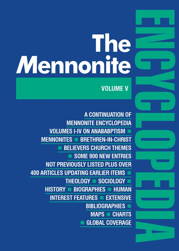 Mennonite Encyclopedia/ Vol 5: Volume 5: v. 5