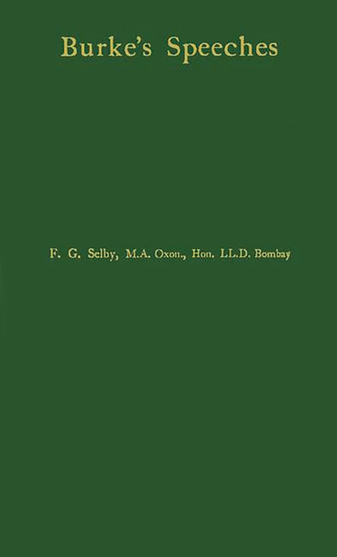 Speeches: On American Taxation, On Conciliation with America, and Letter to the Sheriffs of Bristol