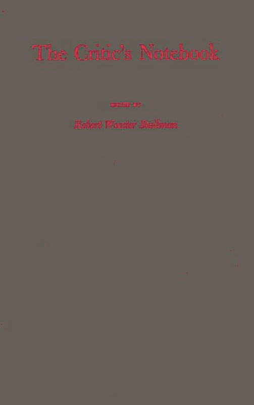 The Critic's Notebook